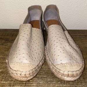 NWOT Ostrich Espadrilles